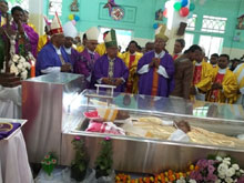 Homage by North East Bishops to Emeritus Bishop Robert Kerketta