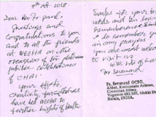 Reply from Fr. Sevanand